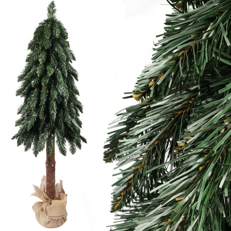 Choinka OLA Zielona na Pniu 150 cm – Naturalny Wygląd, Polska Produkcja